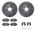 Dynamic Friction Co 6312-52019, Rotors with 3000 Series Ceramic Brake Pads includes Hardware 6312-52019